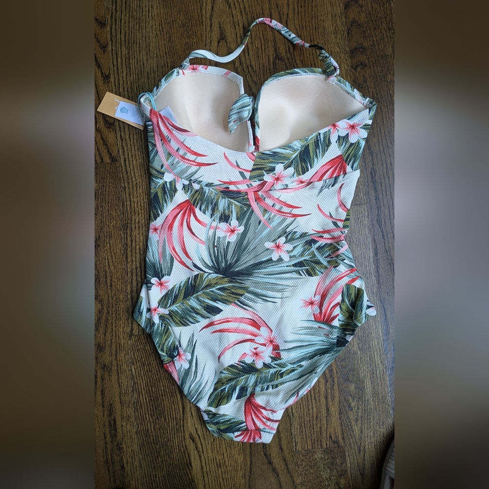 NWT Tropical One Piece Kona Sol Bathing Suit - Picture 5 of 6